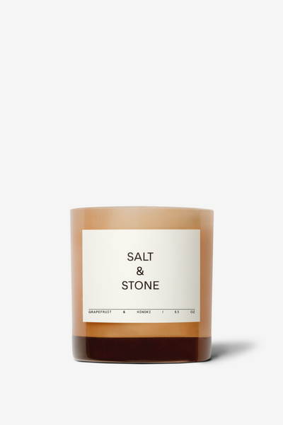 Salt & Stone Candle Grapefruit & Hinoki Blos shop