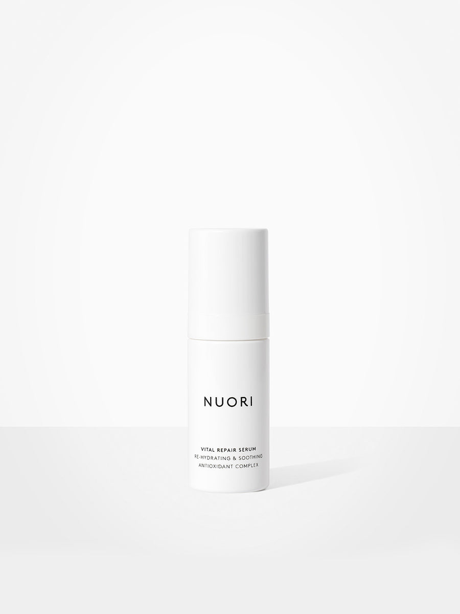 NUORI Vital Repair Serum Blos shop. Clean skincare. Hydrating serum. 