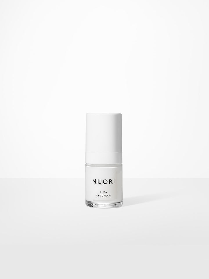 Nuori Vital Eye Cream Blos shop. Lightweight eye cream. Younger eyes. Hydrated eyes. Effective eye cream.