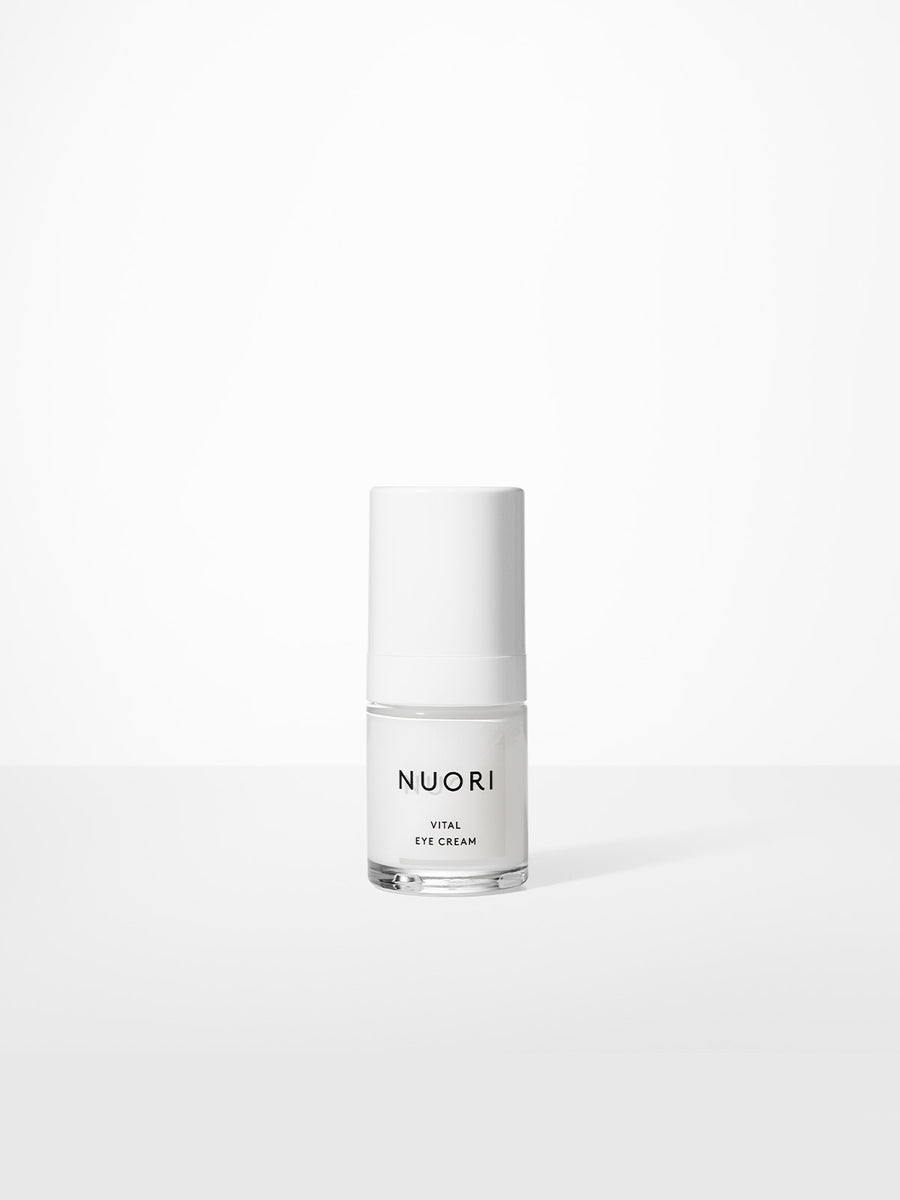 Nuori Vital Eye Cream Blos shop. Lightweight eye cream. Younger eyes. Hydrated eyes. Effective eye cream.