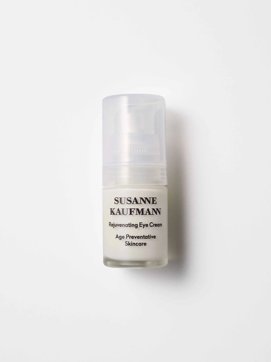 Skincare bottle labeled 'Susanne Kaufman' on a white background