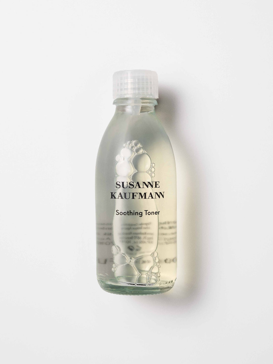 Bottle of Susanne Kaufmann Soothing Toner on a white background