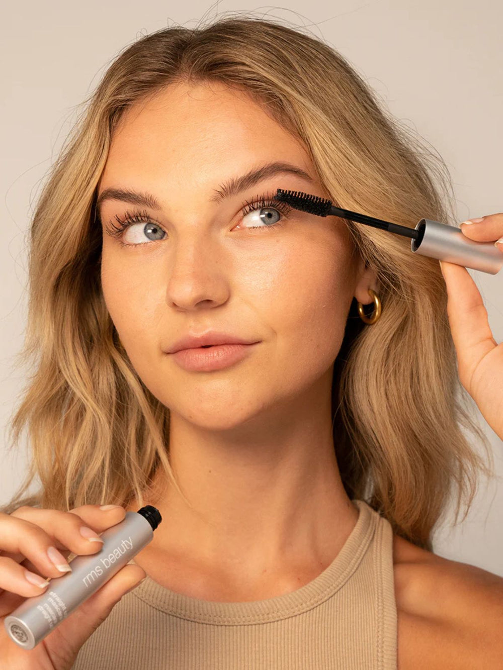 RMS Beauty Straight Up Volumizing Peptide Mascara Blos shop