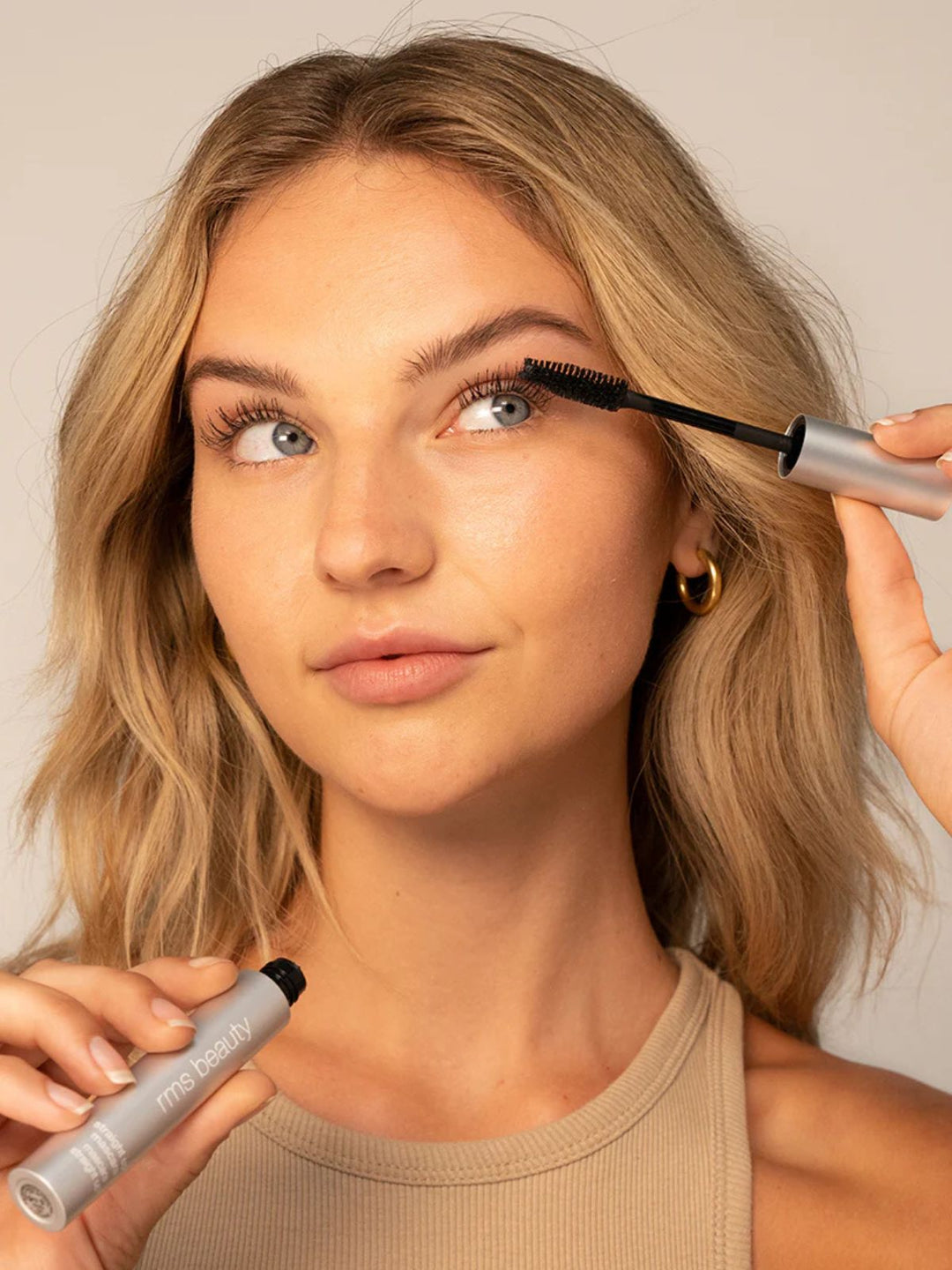 RMS Beauty Straight Up Volumizing Peptide Mascara Blos shop