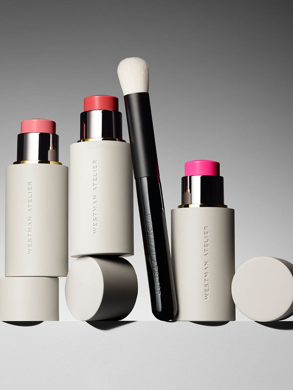 Westman Atelier Baby Blender Brush with Baby Cheeks Blush Stick