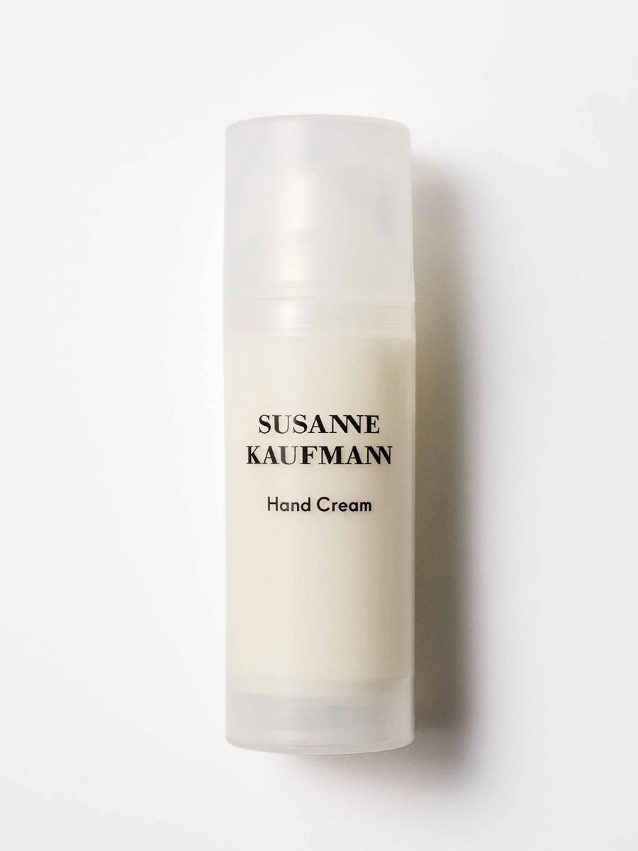 Susanne Kaufmann hand cream bottle on a white background