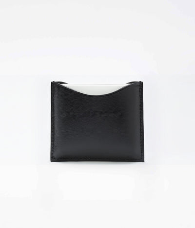 La Bouche Rouge Black Leather Refillable Case at Blos